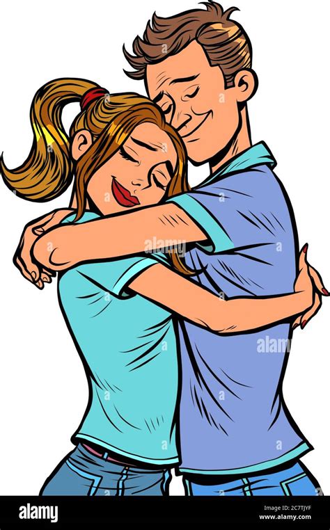 couple hug images cartoon|More.